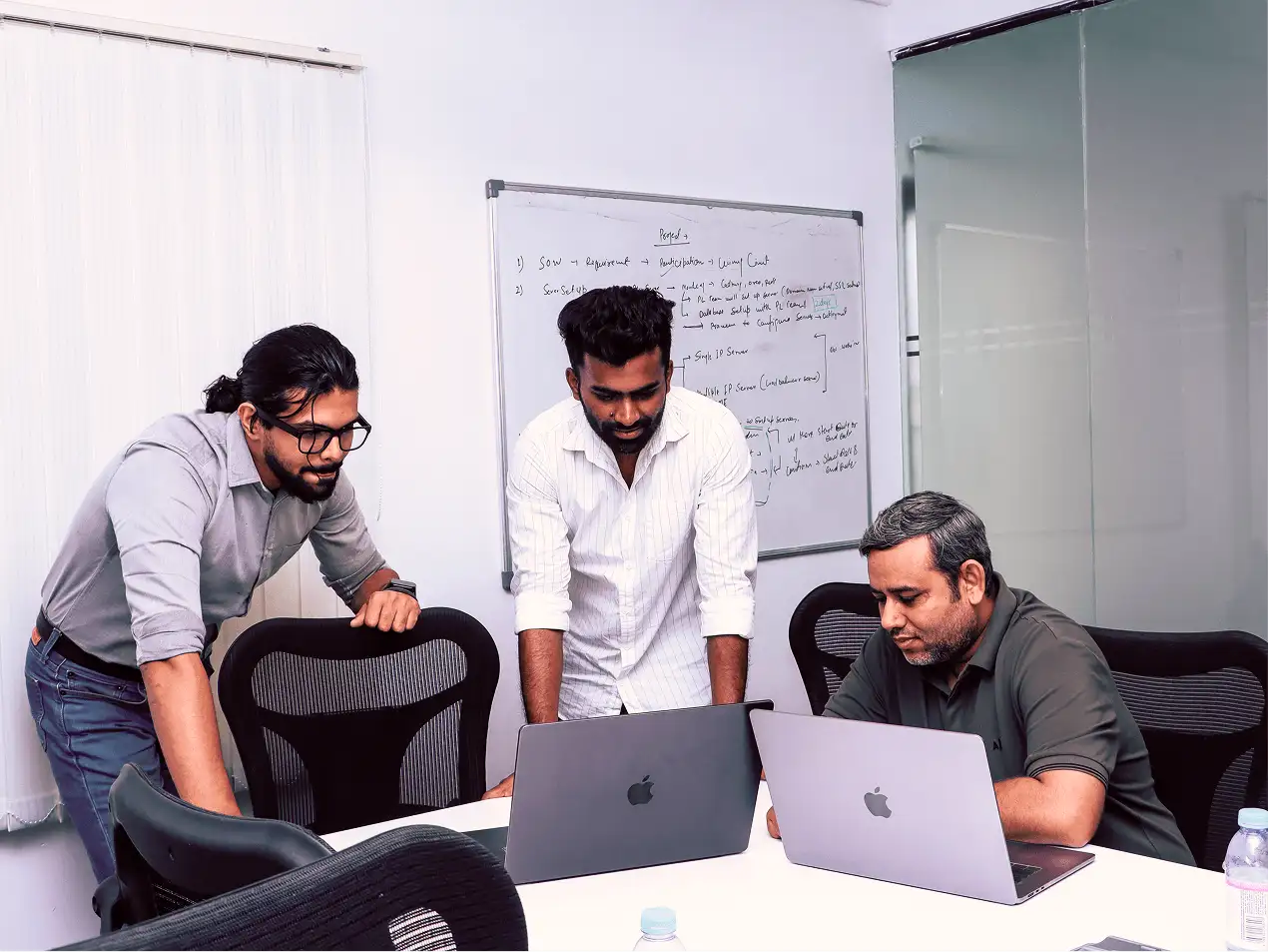 The Octech team collaborating