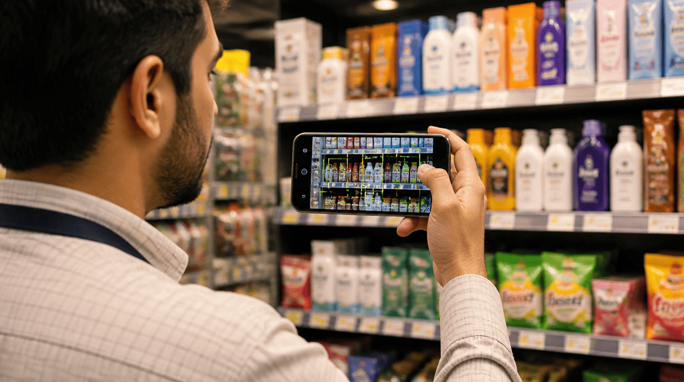 SHELF PHOTO + ANNOTATED VISION VIEW — PLACEHOLDER